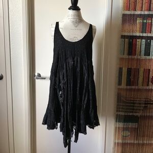Free People Black Lace Dress